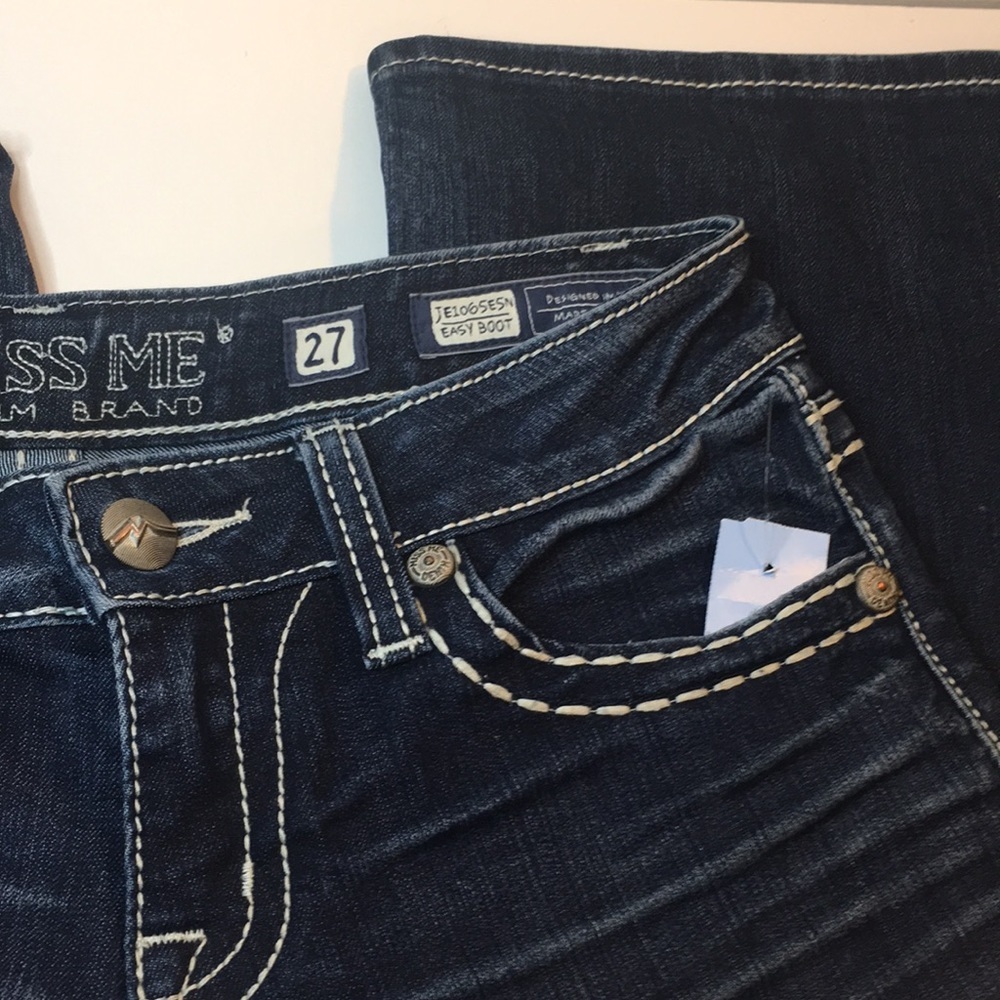MISS ME• EASY BOOT DARK WASH • Size 27• - Picture 10 of 15